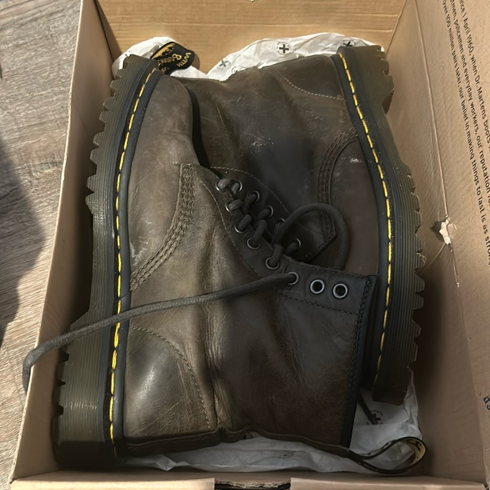 Dark Taupe Dr Martens